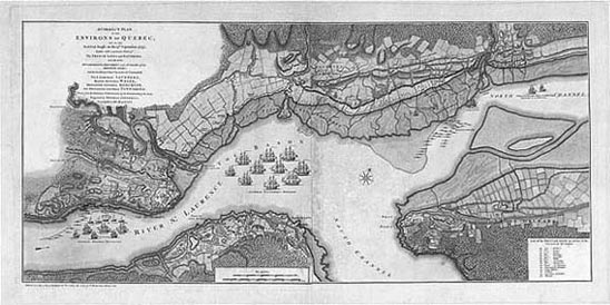 The battle of the Plains of Abraham The battle of the Plains of Abraham
